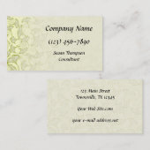 Ginkgo-Blätter 2 Visitenkarte (Vorne/Hinten)