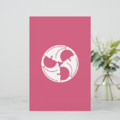 Ginkgo-Blätter Briefpapier (Stehend Vorderseite)