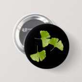 Ginkgo-Blätter Button (Vorne & Hinten)