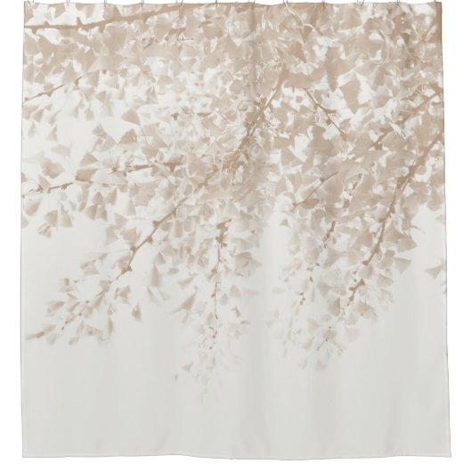 Ginkgo Blätter Dream 6 #nature #art Duschvorhang (Vorderseite)