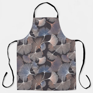 Ginkgo-Blätter: elegantes natürliches Muster. Schürze