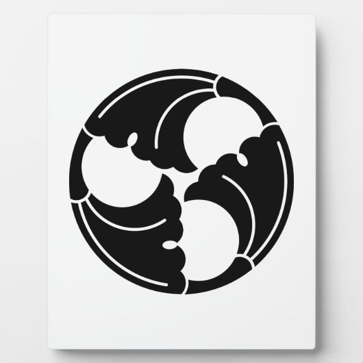 Ginkgo-Blätter Fotoplatte (Vorderseite)