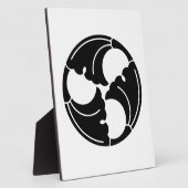 Ginkgo-Blätter Fotoplatte (Seite)