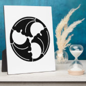 Ginkgo-Blätter Fotoplatte (Seite)