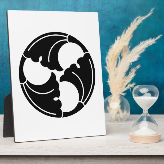 Ginkgo-Blätter Fotoplatte (Seite)