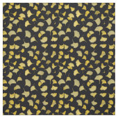 Ginkgo-Blätter - Gelb Stoff (Muster)