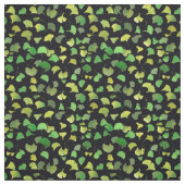 Ginkgo-Blätter - grün Stoff (Muster)