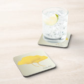 Ginkgo-Blätter in den Fall-Untersetzer Getränkeuntersetzer (Rechte Seite)