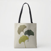 Ginkgo-Blätter - individuell anpassbare Hintergrun Tasche (Vorderseite)