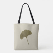 Ginkgo-Blätter - individuell anpassbare Hintergrun Tasche (Rückseite)