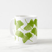 Ginkgo-Blätter Kaffeetasse (Vorderseite Links)