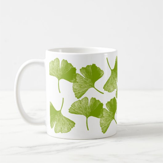Ginkgo-Blätter Kaffeetasse (Links)
