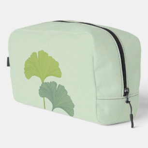 Ginkgo-Blätter mit anpassbaren Hintergrundfarben  Waschbeutel