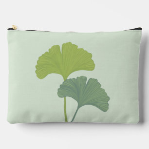 Ginkgo-Blätter mit anpassbaren Hintergrundfarben  Zubehörtasche