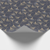 Ginkgo-Blätter Nahtloses Muster Geschenkpapier (Ecke)