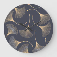 Ginkgo-Blätter Nahtloses Muster