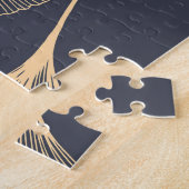 Ginkgo-Blätter Nahtloses Muster Puzzle (Seite)