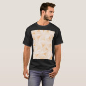 Ginkgo Blätter: Nahtloses Muster. T-Shirt (Vorne ganz)