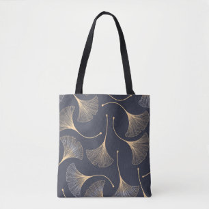 Ginkgo-Blätter Nahtloses Muster Tasche