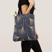 Ginkgo-Blätter Nahtloses Muster Tasche (Von Nahem)