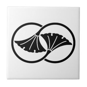 Ginkgo-Blätterkreise Fliese