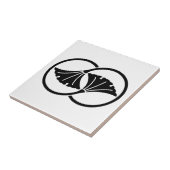 Ginkgo-Blätterkreise Fliese (Seite)