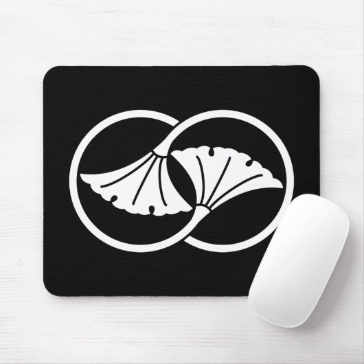 Ginkgo-Blätterkreise Mousepad (Mit Mouse)