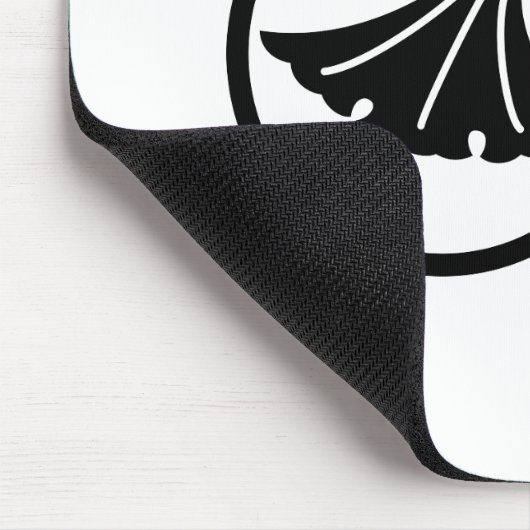 Ginkgo-Blätterkreise Mousepad (Ecke)