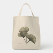 Ginkgo Botanische Design Tote Bag Tragetasche (Rückseite)