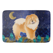 GINKGO CHOW Roter Kater/Badematte in 3 Größen Badematte (Vorderseite)