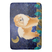 GINKGO CHOW Roter Kater/Badematte in 3 Größen Badematte (Vorderseite Vertikal)