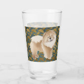 GINKGO Cinnamon Chow 16 oz Design Front & Back Glas (Rückseite)