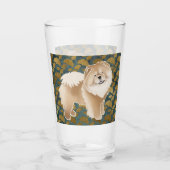 GINKGO Cinnamon Chow 16 oz Design Front & Back Glas (Vorderseite)