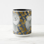 GINKGO die blaue Chow Tasse (Zentrum)