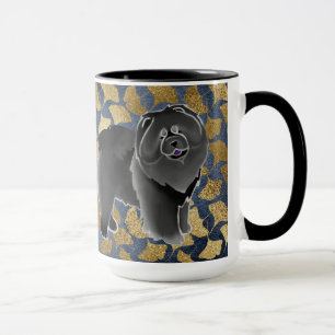 GINKGO die schwarze Chow Tasse