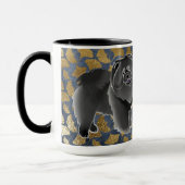 GINKGO die schwarze Chow Tasse (Links)