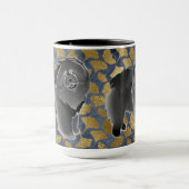 GINKGO die schwarze Chow Tasse (Zentrum)