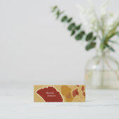 Ginkgo-dünne Visitenkarte (Stehend Vorderseite)