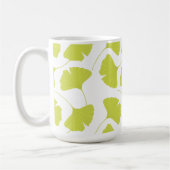 Ginkgo Ginko Biloba Grün-Blätter Kaffeetasse (Links)