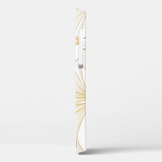 Ginkgo Gold: Luxuriöse Leaf-Vereinbarung Case-Mate iPhone Hülle (Rückseite / Links)