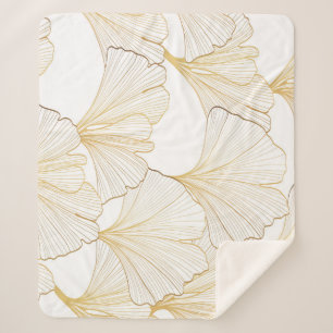 Ginkgo Gold: Luxuriöse Leaf-Vereinbarung Sherpadecke