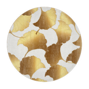 Ginkgo Gold: Luxuriöses Vintage-Design. Schneidebrett