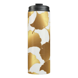 Ginkgo Gold: Luxuriöses Vintage-Design. Thermosbecher