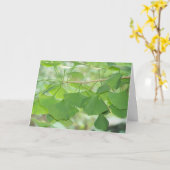 Ginkgo Karte (Gelbe Blume)