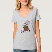 Ginkgo Leaf Abstrakt T-Shirt (Vorderseite)