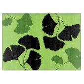 Ginkgo Leaf Glass Cutting Board Schneidebrett (Vorderseite)