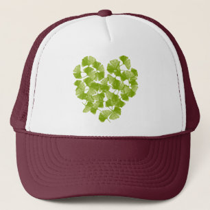 Ginkgo Leaf Heart Truckerkappe