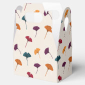 Ginkgo Leaf Muster Wasserfarbe Herbst Farben Geschenkschachtel (Geöffnet)
