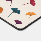 Ginkgo Leaf Muster Wasserfarbe Herbst Farben Schreibtischunterlage (Ecke)