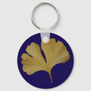 Ginkgo Leaf Schlüsselring Schlüsselanhänger